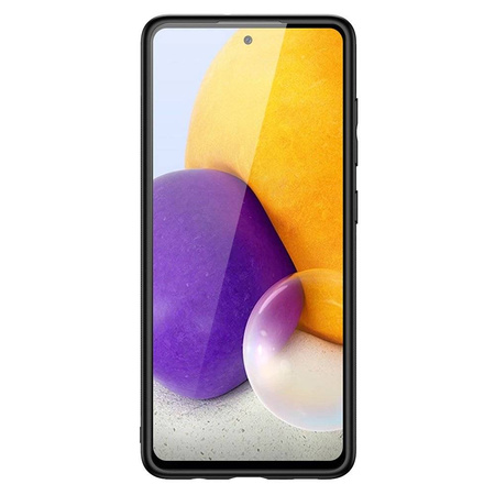 Dux Ducis Yolo eleganckie etui pokrowiec ze skóry ekologicznej Samsung Galaxy A72 4G czarny