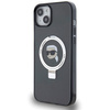 Karl Lagerfeld KLHMP15SHMRSKHK iPhone 15 6.1&quot; black/black hardcase Ring Stand Karl Head MagSafe