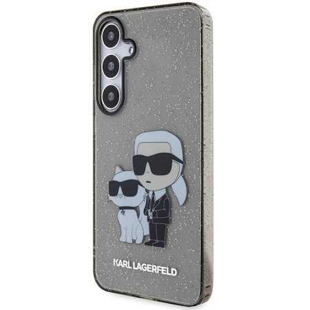 Karl Lagerfeld KLHCS24MHNKCTGK S24+ S926 black/black hardcase Glitter Karl&amp;Choupette