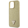 Guess GUHCP14XHDGTPD iPhone 14 Pro Max 6.7" złoty/gold hardcase Rhinestone Triangle