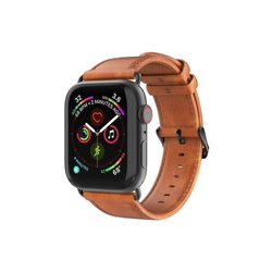 DUX DUCIS YA - pasek z naturalnej skóry do Apple Watch 38/40/41mm brązowy