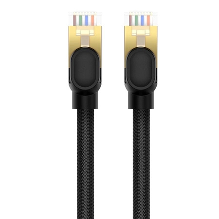 Baseus fast network cable RJ-45 cat.8 40Gbps 1m round - black