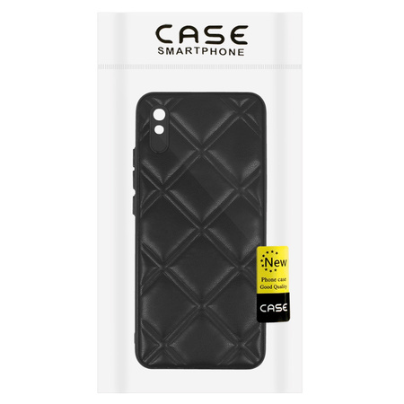 Leather 3D Case do Xiaomi Redmi 9A wzór 3 czarny