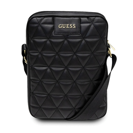 Guess Quilted Tablet Bag - Torba na notebooka / tablet 10" (czarny)