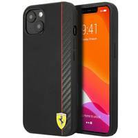 Ferrari FESAXHCP13SBK iPhone 13 mini 5,4" czarny/black hardcase On Track Carbon Stripe