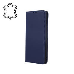 Etui skórzane Smart Pro do Samsung Galaxy A32 4G granatowy