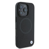 BMW BMHMP16L23RTPK iPhone 16 Pro 6.3" czarny/black hardcase Sign Leather Half Textured And Circle MagSafe