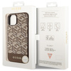 Guess GUHMP14SHGCFSEW iPhone 14 6.1&quot; Braun/Braun Hardcase GCube Stripes MagSafe