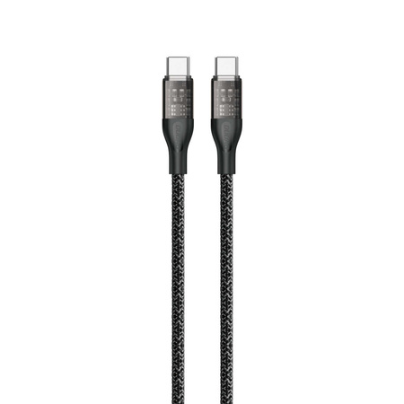 Fast charging cable 120W 1m USB-C - USB-C Dudao L22C - gray