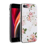 Crong Flower Case – Etui iPhone SE 2020 / 8 / 7 (wzór 02)