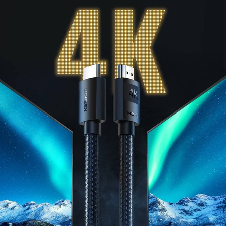 Ugreen kabel 4K HDMI 2.0 - HDMI 2.0 5m czarny (HD119 40103)