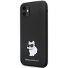 Karl Lagerfeld nakładka do iPhone 11 KLHCN61SMHCNPK czarna HC Silicone C Metal Pin