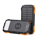 Choetech B657 Solar-Induktions-Powerbank 20000 mAh PD 20 W / QC 18 W / Qi 10 W – Orange