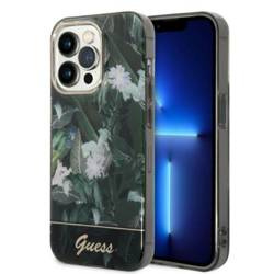 Guess Jungle Case - Etui iPhone 14 Pro (zielony)