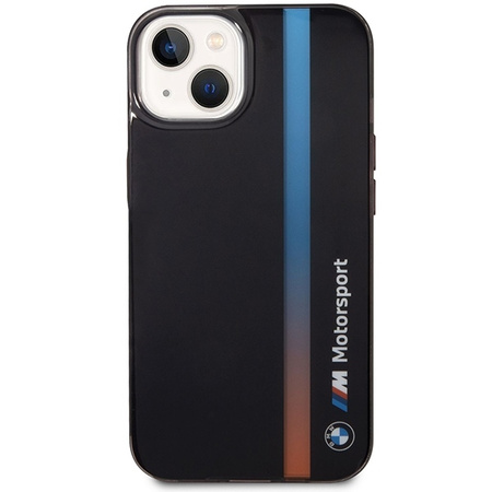 Etui BMW BMHCP14S22HVGV iPhone 14 6.1" czarny/black IML Tricolor Stripe