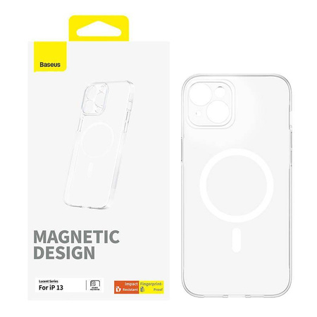 Etui IPHONE 13 Baseus OS-Lucent Series (MagSafe) transparentne