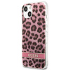 Schutzhülle IPHONE 13 MINI Guess Hardcase Leopard (GUHCP13SHSLEOP) rosa