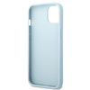 Original Case IPHONE 13 Guess Hardcase Saffiano 4G Small Metal Logo (GUHCP13MPS4MB) blue