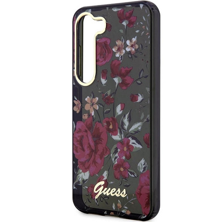 Guess GUHCS23SHCFWSA S23 S911 grün/kaki Hardcase Flower Collection