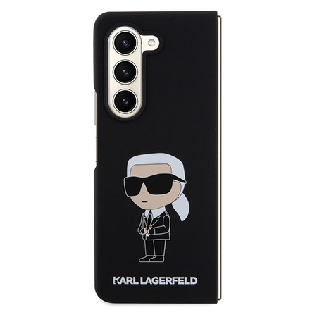 Karl Lagerfeld KLHCZFD5SNIKBCK Z Fold5 Hardcase schwarz/schwarz Silikon Ikonik