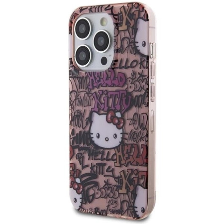 Hello Kitty IML Tags Graffiti-Hülle für iPhone 13 Pro Max – Rosa