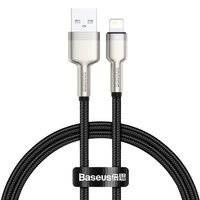 Baseus Cafule Series Metal Data Cable USB to IP 2.4A 0.25m Black