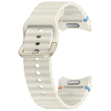 Pasek Sport Band Samsung ET-SNL31LWEGEU do Watch7 / 6 / 5 / 4 20mm M/L kremowy/cream