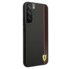 Ferrari FESAXHCS22MBK S22+ S906 czarny/black hardcase On Track Carbon Stripe