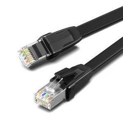 UGREEN NW134 Cat 8 U/FTP Flat Ethernet RJ45 Cable Pure Copper 3m (black)