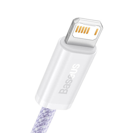 USB cable for Lightning Baseus Dynamic 2 Series, 2.4A, 2m (purple)