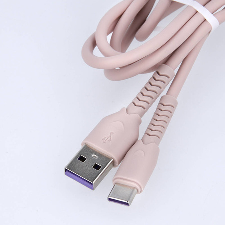 Maxlife kabel MXUC-04 USB - USB-C 1,0 m 3A różowy