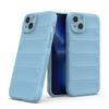 Magic Shield Case Hülle für iPhone 14 Plus flexible Panzerhülle hellblau