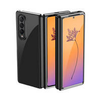 Plating Case etui Samsung Galaxy Z Fold 4 pokrowiec z metaliczną ramką czarne