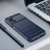 Carbon Case etui Xiaomi Redmi Note 11E /Redmi 10 5G / Redmi 10 Prime+ 5G / Poco M4 5G elastyczny silikonowy karbonowy pokrowiec niebieskie