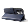 Magnet Case elegante Hülle mit Überschlag und Standfunktion für iPhone 14 Max blau