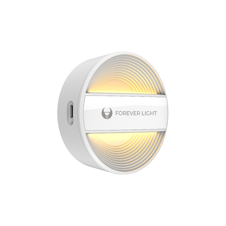 Lampka nocna LED PURE FLC-20 ALMA PIR okrągła biała 500mAh Forever Light