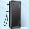 Power Bank 20000mAh PB60 22.5W 2xUSB QC3.0 + USB-C PD3.0 + Micro USB External Battery Fast Charge Usams US-CD168 black