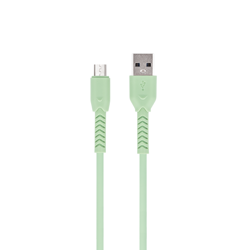 Maxlife kabel MXUC-04 USB - microUSB 1,0 m 3A zielony