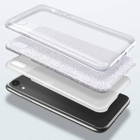 Case IPHONE 13 PRO Glitter silver