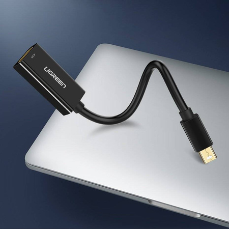 Ugreen kabel adapter przejściówka 4K HDMI (żeński) - Mini DisplayPort (męski - Thunderbolt 2.0) biały (MD112 10460)