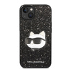 Karl Lagerfeld NFT Glitter Choupette Patch - Etui iPhone 14 Plus (czarny)