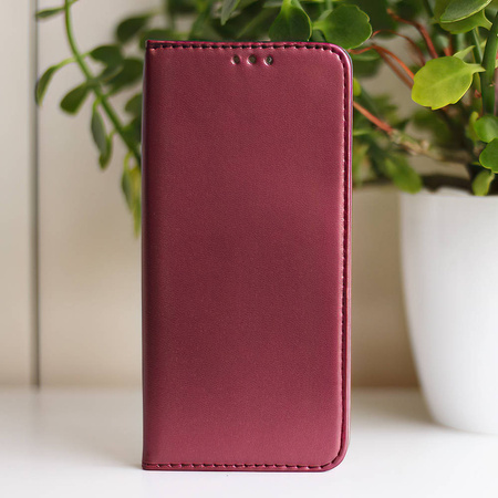 Etui Smart Magnetic do Xiaomi Redmi Note 12 5G (Global) / Poco X5 burgundowe