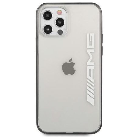 Case IPHONE 12 PRO MAX Mercedes AMG Hardcase Metallic Painted (AMHCP12LAESLBK) transparent