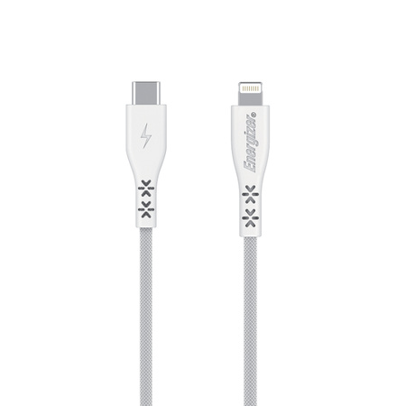 Energizer HardCase - Kabel połączeniowy USB-C do Lightning certyfikat MFi 1.2m (Biały) dożywotnia gwarancja