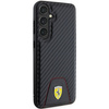 Oryginalne Etui FERRARI hardcase Carbon Stitched Bottom FEHCS24MN3PUK do Samsung Galaxy  S24 Plus Czarny