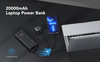 Bateria zewnętrzna (Powerbank) VEGER T100 - 20 000mAh LCD Quick Charge PD 100W czarny (np do laptopa) (W2032C-100)