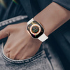 Dux Ducis Hamo Hülle für Apple Watch Ultra 49 mm Metallic Smartwatch Gehäuse Silber