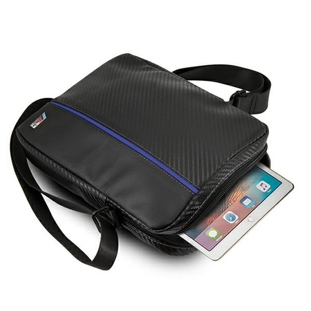 BMW Urban Collection - Torba na tablet 10" (Carbon/Blue Strips)