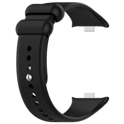 Pasek Silikonowy Mi Band 8 Pro / M8 Pro (8), BLACK / CZARNY