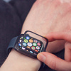 Wozinsky Watch Glass Hybridglas für Apple Watch 7/8 45 mm schwarz